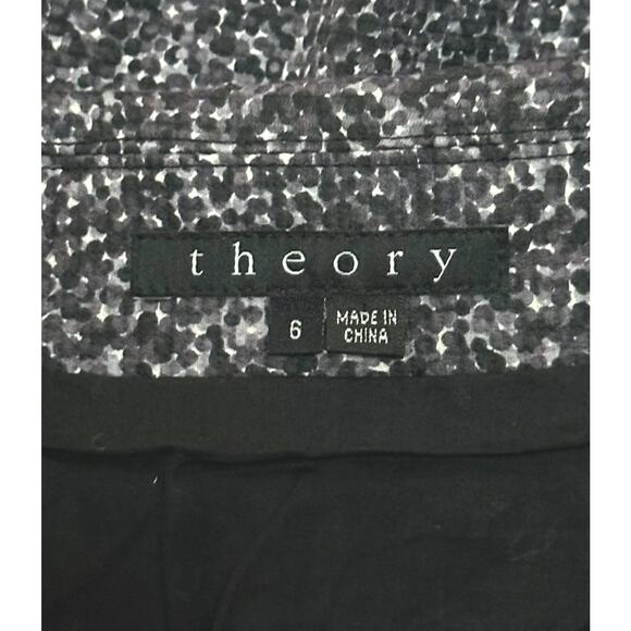 THEORY Rarias Tweedy Blazer Top Short Sleeve Jacket Gray Career Office Work 6 - Picture 9 of 12